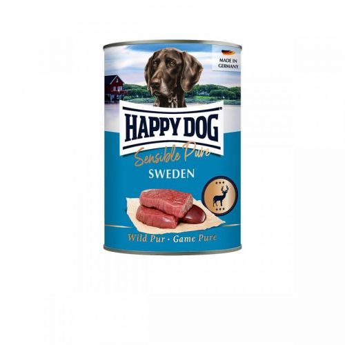 Happy Dog Sensible Pure Sweden (zvěřina) 12 × 400 g