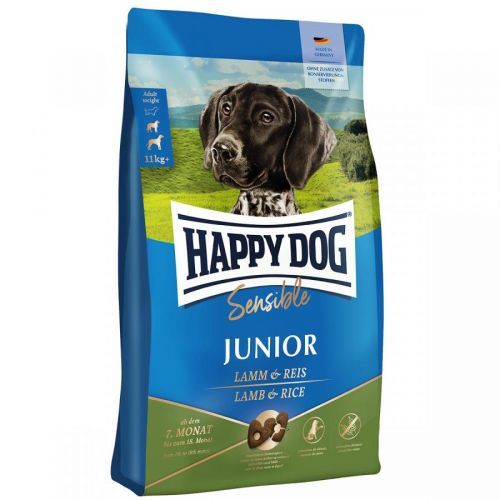 Happy Dog Supreme Sensible Junior jehněčí maso s rýží 4 kg