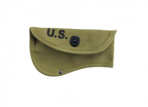 Obal na sekeru závěsník US M-1910 AXE COVER SEMS 1942 WWII khaki repro