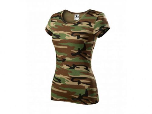 Triko dámské Pure camo woodland Malfini Velikost: XS