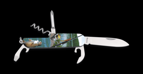 Kapesní zavírací nůž multifunkční Rybolov 3D Albainox 11131