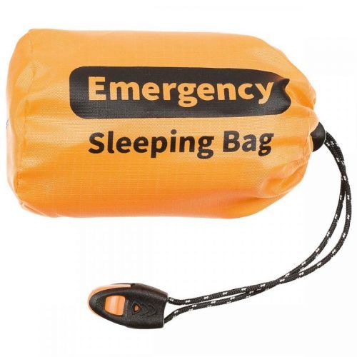 Nouzový spací pytel s křesadlem Emergency Orange souprava k přežití FoX Outdoor