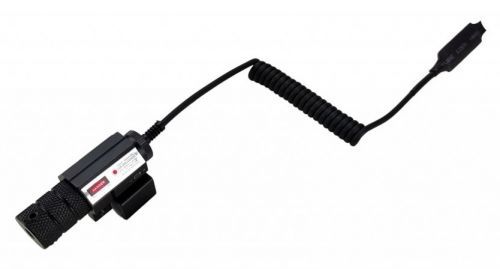 Laserový zaměřovač s dálkovým spínačem na lištu 22mm