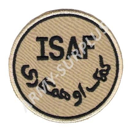 Nášivka ISAF desert Varianta: s velcro