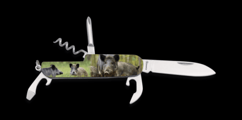 Kapesní zavírací nůž multifunkční Divočák 3D Albainox 11128