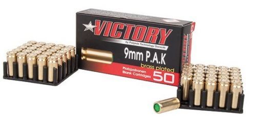 Startovací hlukové náboje Victory Pobjeda 9mm pro plynové pistole 50ks