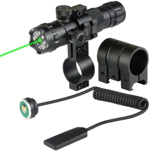 Laserový zaměřovač Armed forces green s dálkovým spínačem na lištu 22mm