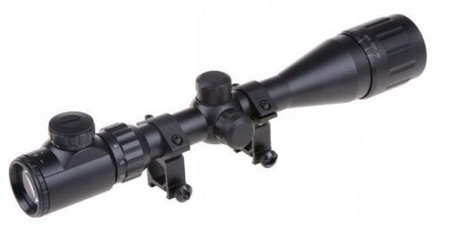 Puškohled 3-9 x 40 AOEG zoom Rifle Scope Boshile montáž 11 mm podsvícený kříž
