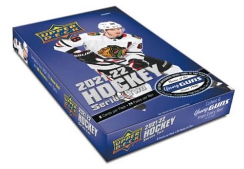 2021-22 NHL Upper Deck Series Two Hobby box - hokejové karty