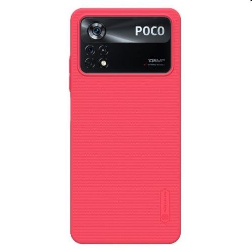 Pouzdro Nillkin Super Frosted pro Xiaomi Poco X4 Pro 5G, červené