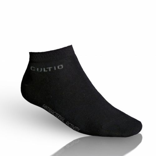 Snížené ponožky se stříbrem Gultio - černé, 27-28 = EU 41-42