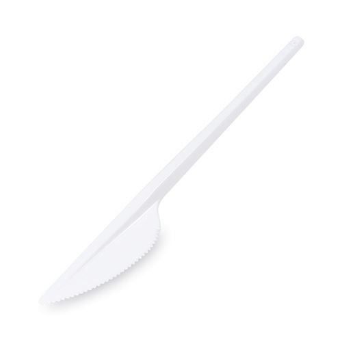 Wimex Nůž (PP) - znovu použitelný - bílý 18,5 cm - 50 ks - 22008