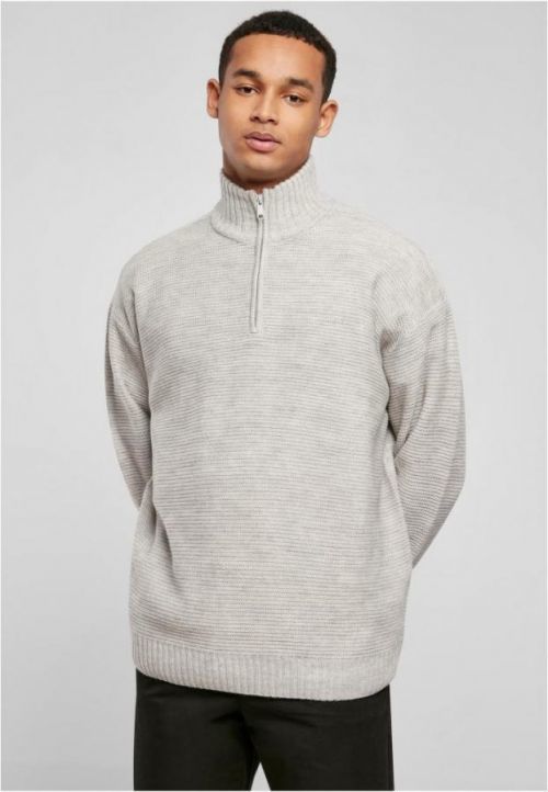 Knit Troyer - lightgrey 3XL
