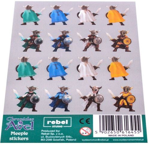 Rebel Kroniky Avelu - Samolepky na hrdiny
