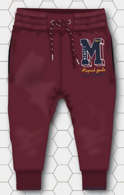 Tepláky chlapecké, Minoti, BJOG 6, vínová - 68/80