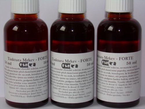 STEZA - Mrkvová tinktura - FORTE 3x 50 ml.