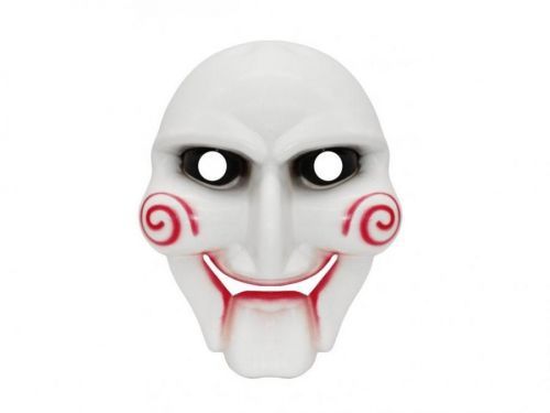 Karnevalová maska SAW - bílá