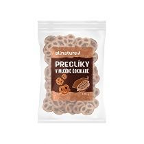 Allnature Preclíky v mléčné čokoládě 100g