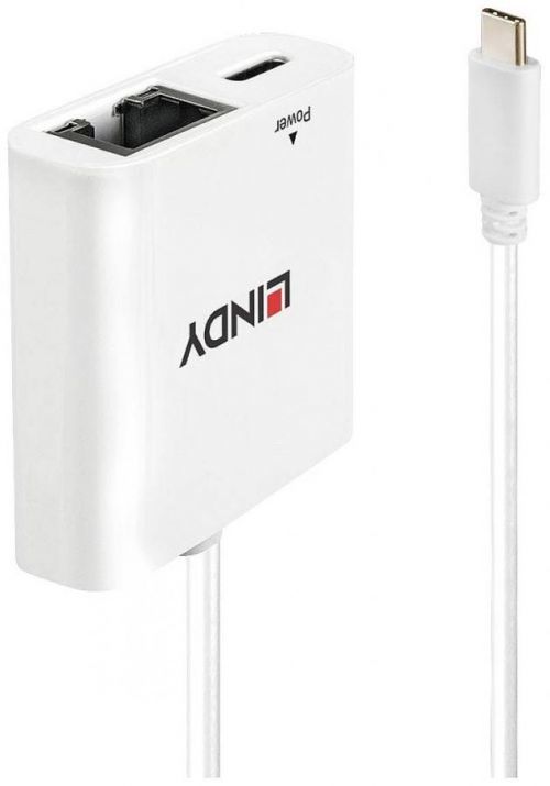 Síťový adaptér 5 GBit/s LINDY USB-C (TM) USB 3.1 (1. generace), Gigabit LAN (1/2,5/5 Gbit/s) , RJ45