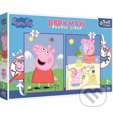 Puzzle Baby MAXI 2x10 - Peppa Pig - Trefl