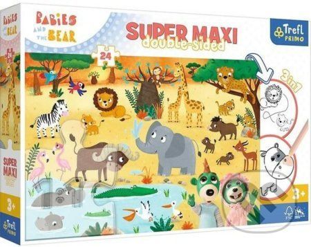 SUPER MAXI - Deti a Medveď - Trefl