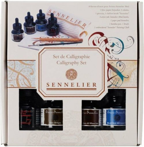 Sennelier Kaligrafický set 4x30ml