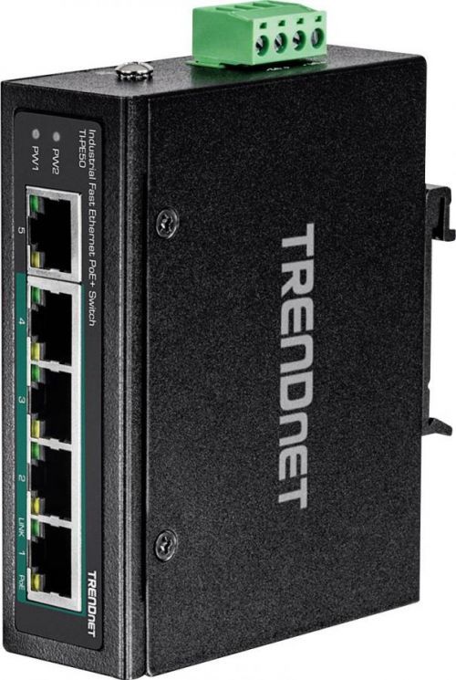 TrendNet TI-PE50 průmyslový ethernetový switch  10 / 100 MBit/s