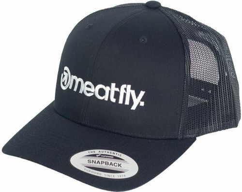 Meatfly Logo Trucker Black