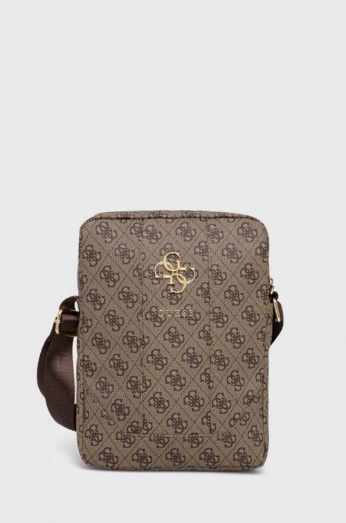Ledvinka Guess Torba 10 hnědá barva