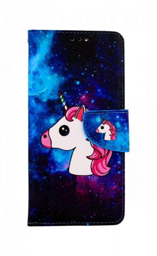 Pouzdro TopQ Realme C31 knížkové Space Unicorn 74855