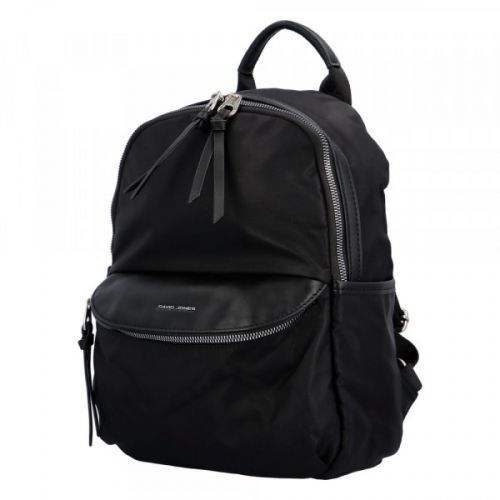 Trendový dámský nylonový batoh David Jones Alaba, černá