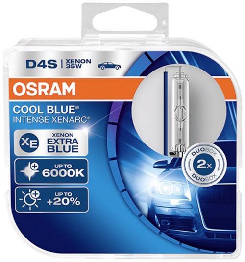 Autožárovky xenonové Osram Auto XENARC COOL BLUE INTENSE D4S, Duo Box (2 Lampen) 66440CBN-HCB, D4S, 35 W, 1 ks