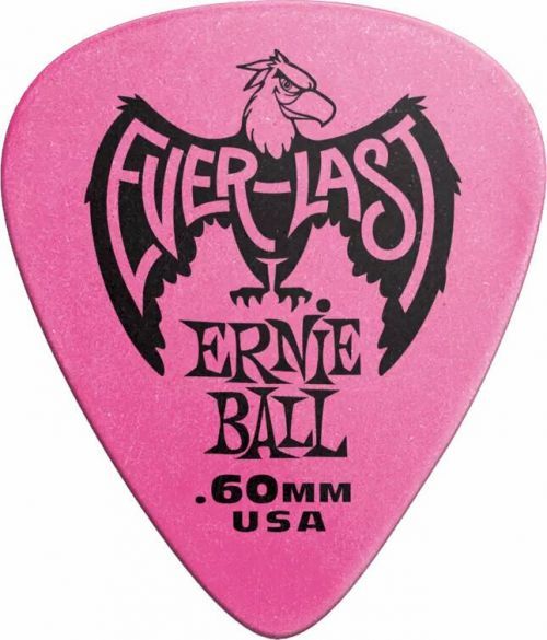 Ernie Ball .60mm Pink Everlast Pick