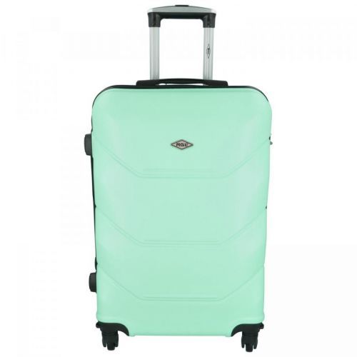 Cestovní plastový kufr Sonrado vel. L, světle zelená