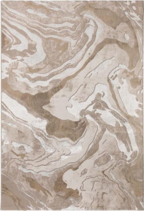 Béžový koberec Flair Rugs Marbled, 160 x 230 cm