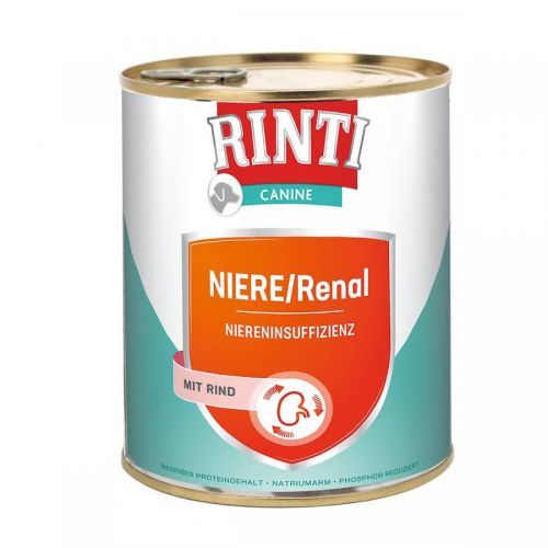 RINTI Canine Niere/Renal s hovězím 800 g - 12 x 800 g