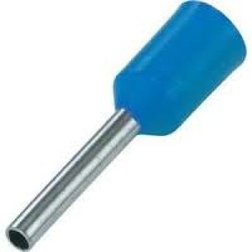 Lisovací dutinky modré DI 0,25-6 průřez 0,25mm2 délka 6mm (500ks)