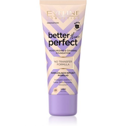 Eveline Cosmetics Better than Perfect krycí make-up s hydratačním účinkem odstín 01 Ivory Neutral 30 ml
