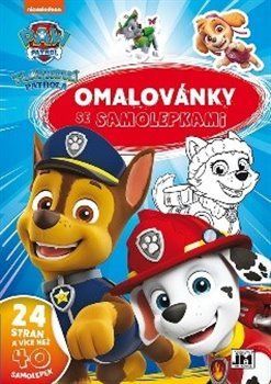 Omalovánky se samolepkami - Tlapková patrola