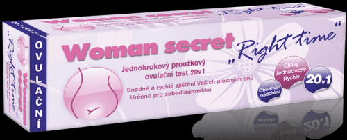 Imperial VITAMINS Ovulační test Woman Secret Right Time proužkový 20 ks
