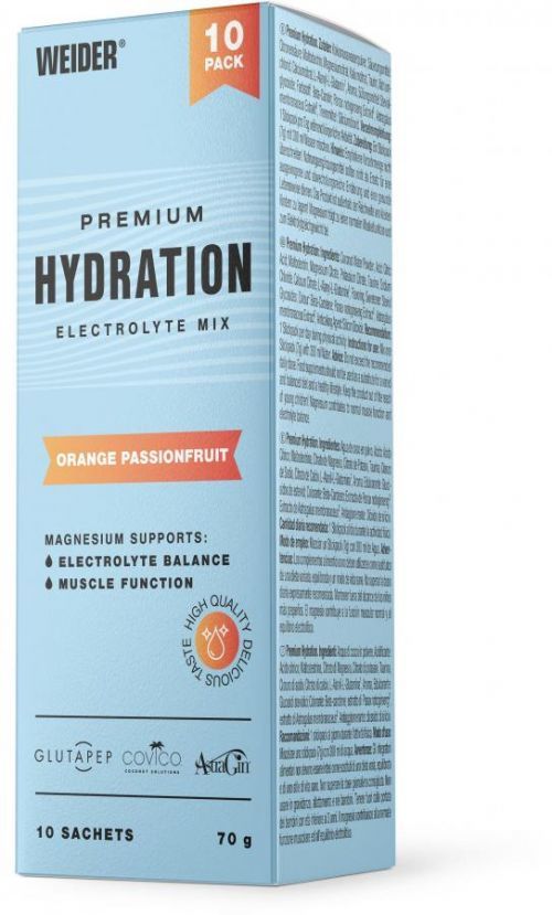 Weider Premium Hydration Electrolyte Mix 10 x 7 g, směs elektrolytů a dalších biologicky aktivních látek