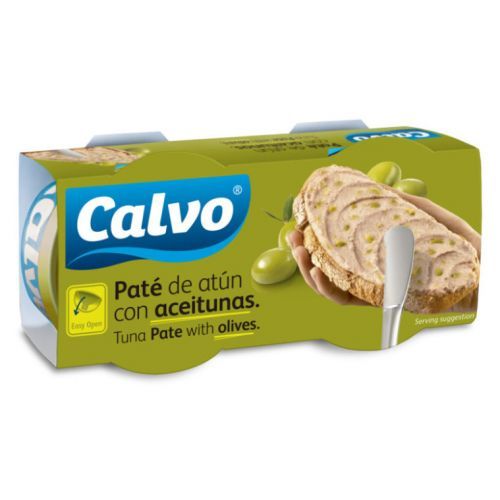 CALVO Tuňákové paté s olivami 2 x 75 g