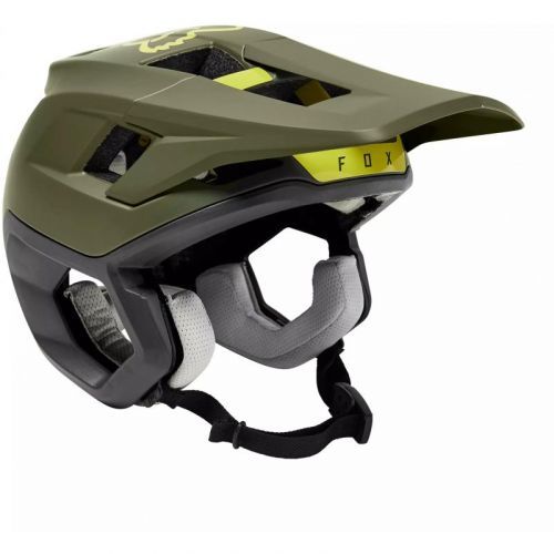 Přilba Fox DropFrame Pro - olivově zelená - velikost L (56-58 cm)
