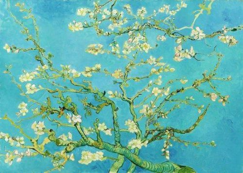 ENJOY Puzzle Vincent Van Gogh: Větev mandlovníku 1000 dílků