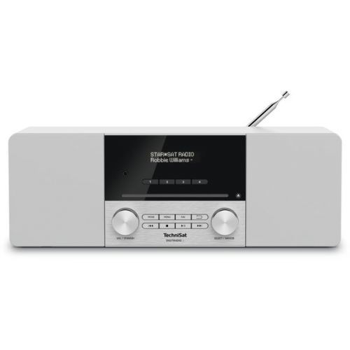 Stolní rádio TechniSat DIGITRADIO 3, DAB plus , FM, CD, USB, Bluetooth, bílá