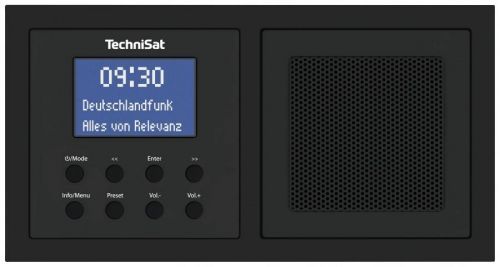 Rádio do zásuvky TechniSat DIGITRADIO UP 1, Bluetooth, DAB plus , FM, černá