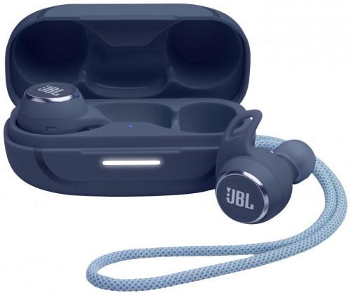 JBL  REFLECT AERO BLU  sportovní  In Ear Headset  Bluetooth®  stereo  modrá  odolné vůči potu, headset