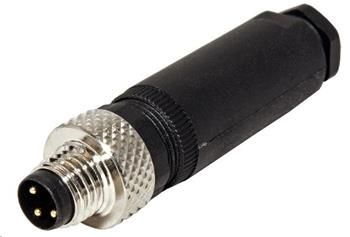 Průmyslový konektor M8 3pin (M), šroubovací