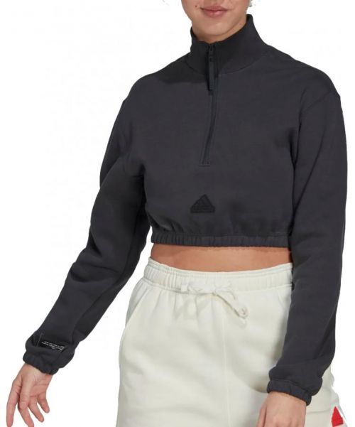 Mikina adidas  Cropped Half-Zip