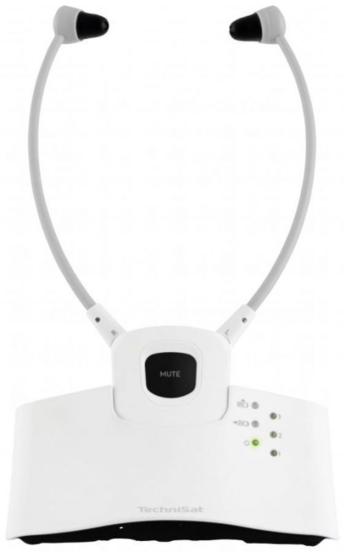 Bezdrátová Hi-Fi Sluchátka Over Ear TechniSat STEREOMAN ISI 2 0000/9128, bílá